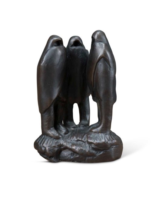 Allan Houser "Friendly Talk" Bronze Sculpture, Edition 18 of 100