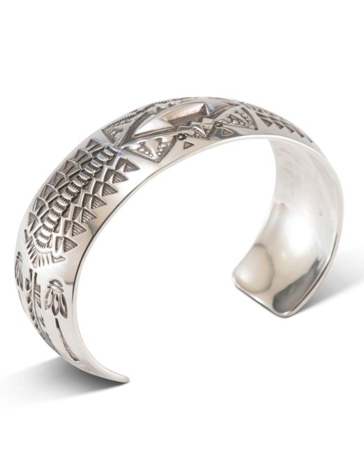 Rydel Curtis Stamped Sterling Silver Cuff