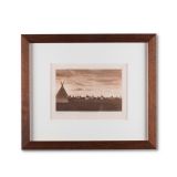 Edward S. Curtis “Piegan Camp” Photogravure