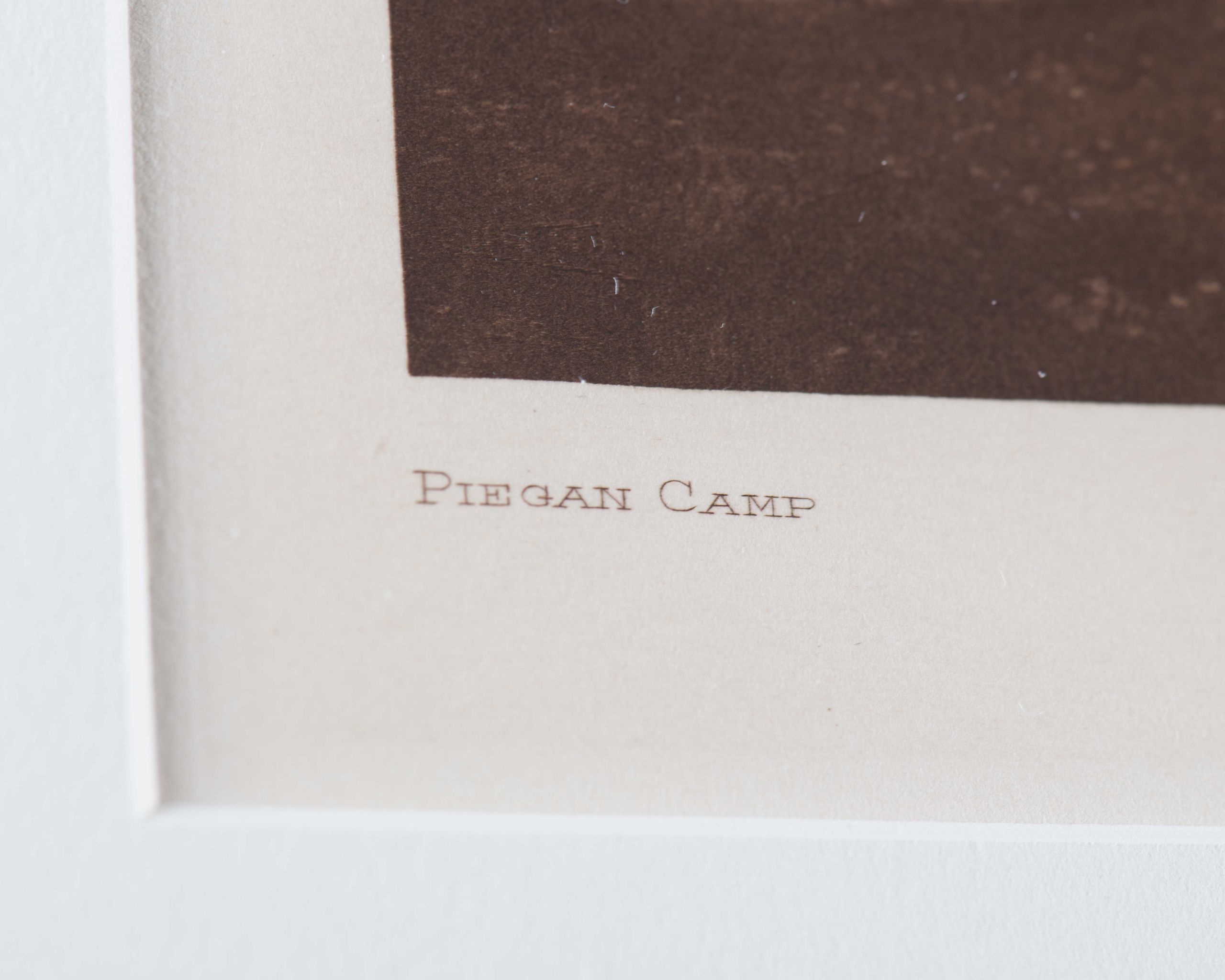 Edward S. Curtis “Piegan Camp” Photogravure