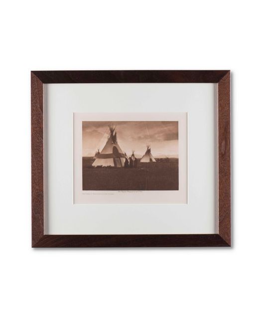 Edward S. Curtis "Return to Faster's Lodge - Piegan" Photogravure