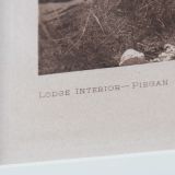 Edward S. Curtis “Lodge Interior-Piegan” Photogravure