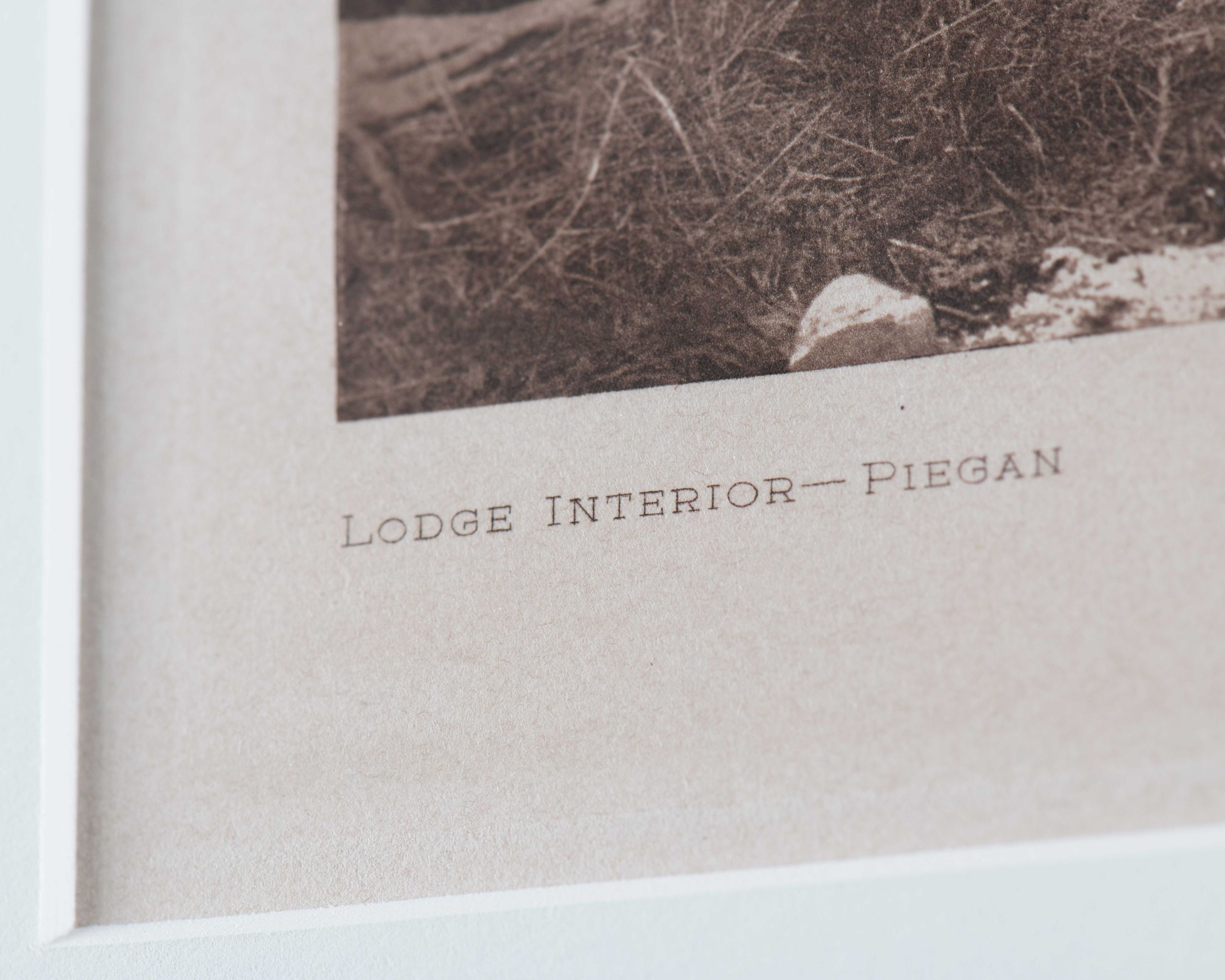 Edward S. Curtis “Lodge Interior-Piegan” Photogravure