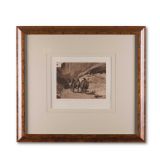 Edward S. Curtis “Through the Canyon-Navajo” Photogravure