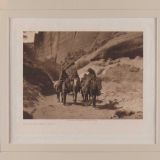 Edward S. Curtis “Through the Canyon-Navajo” Photogravure