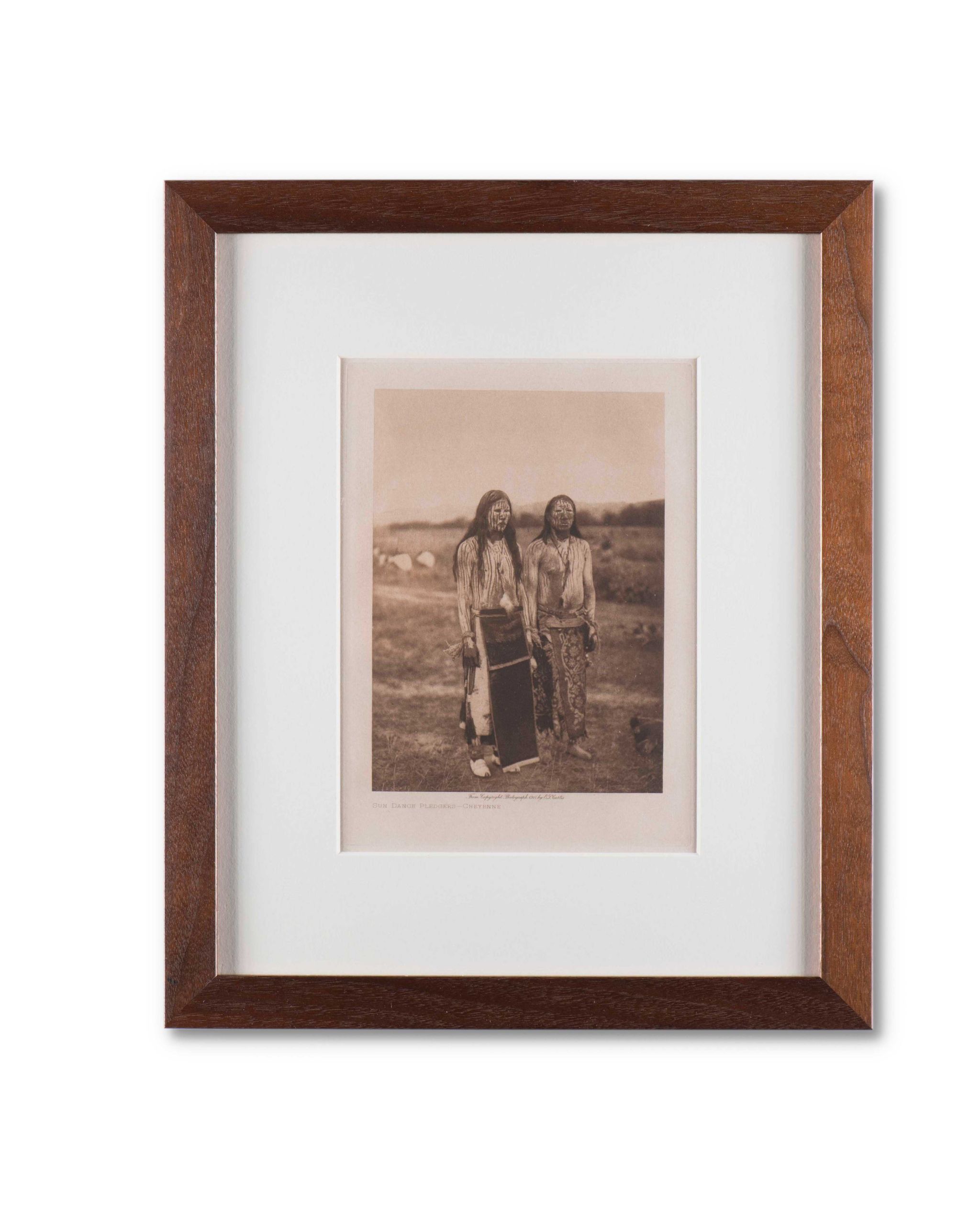 Edward S. Curtis “Sun Dance Pledgers – Cheyenne” Photogravure