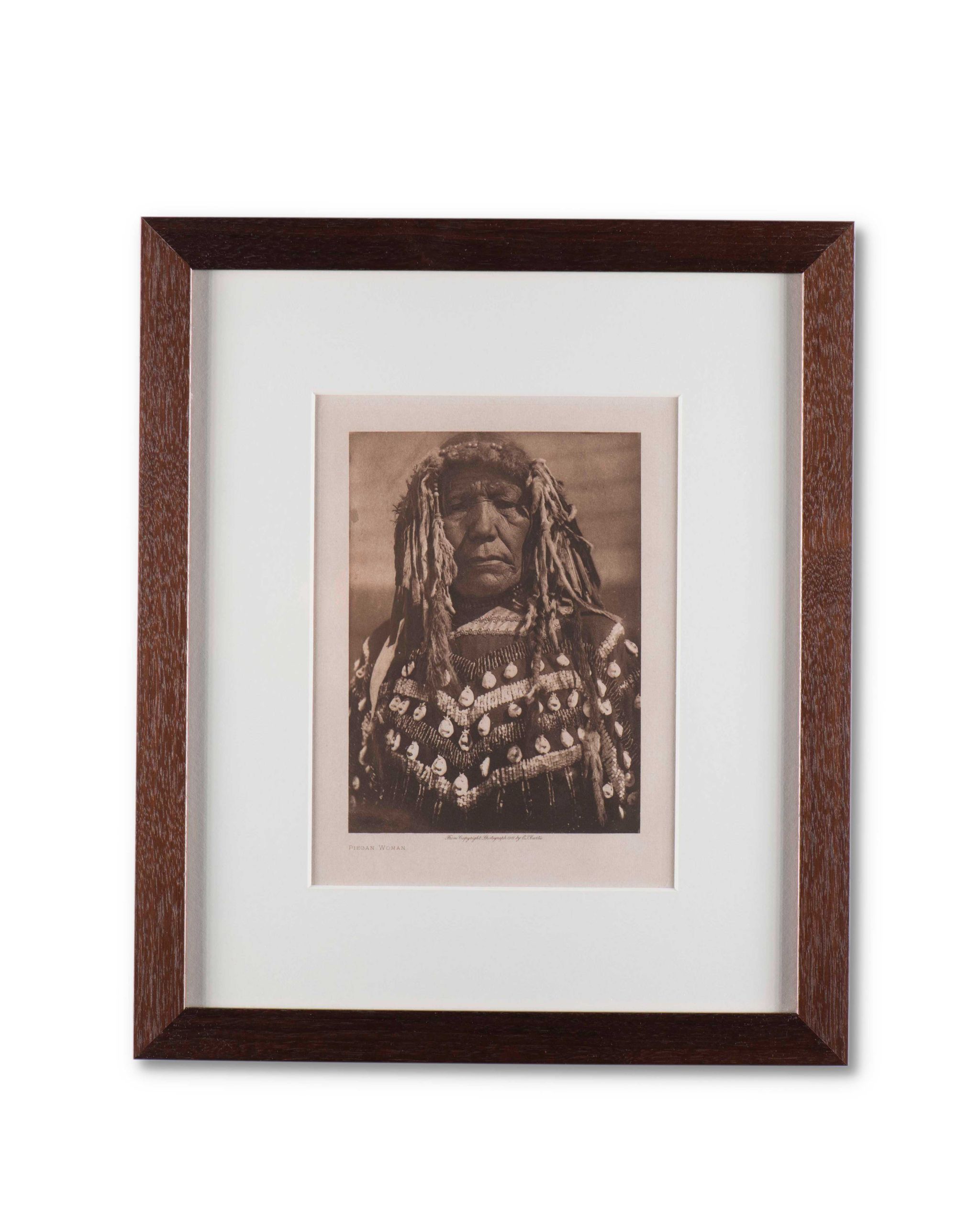 Edward S. Curtis “Piegan Woman” Photogravure