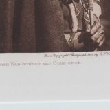 Edward S. Curtis “Piegan War-Bonnet and Coup-Stick” Photogravure