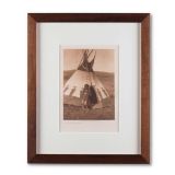Edward S. Curtis “A Child’s Lodge – Piegan” Photogravure
