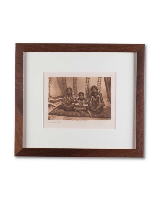 Edward S. Curtis “In the Lodge - Piegan" Photogravure