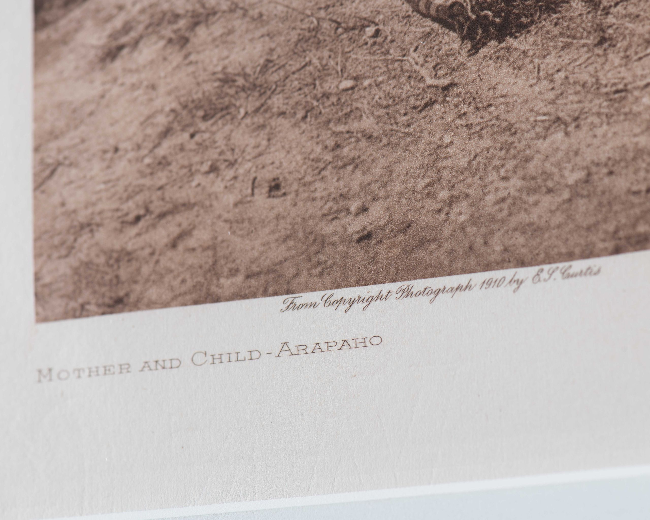 Edward S. Curtis “Mother and Child-Arapaho” Photogravure