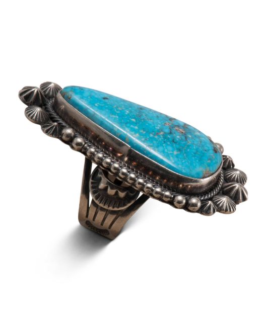 Aaron Toadlena Turquoise Ring