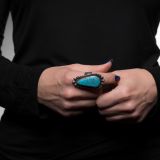 Aaron Toadlena Turquoise Ring