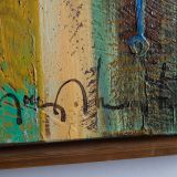 TONY ABEYTA “Blue Dragonfly People” OIL ON CANVAS PAINTING