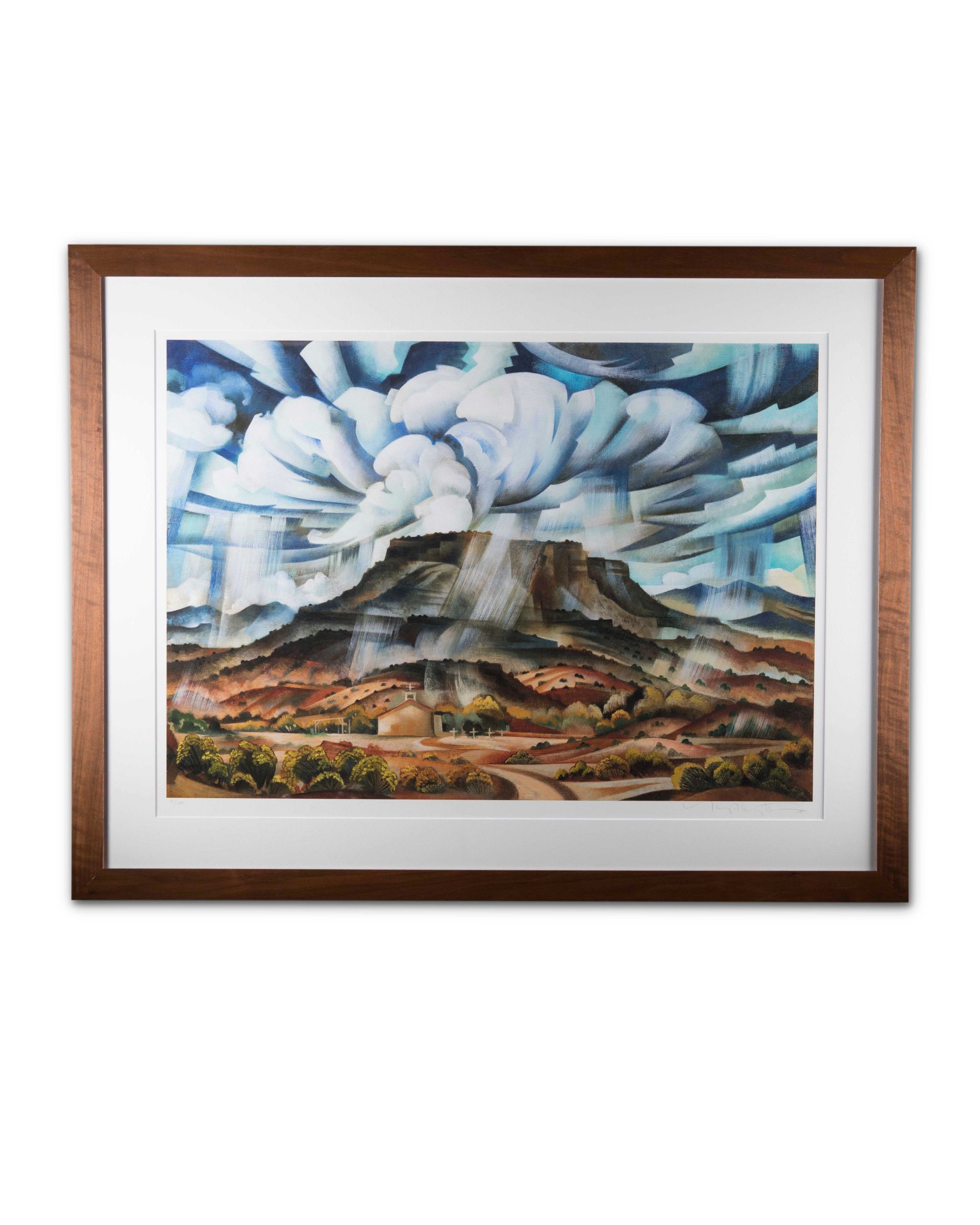 Tony Abeyta “Black Mesa” Ink Jet/Gicleé Framed Print