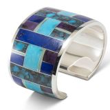 Supersmith Inc Spring Mountain Collection Wide Inlay Cuff