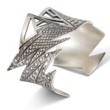 Jared Chavez “Mountain Shadows” Sterling Silver Cuff
