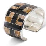 Supersmith Inc Native Earth Collection Wide Inlay Cuff