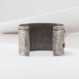 Edison Cummings Cast Cuff with Coral, Turquoise and Jet