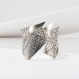 Jared Chavez “Mountain Shadows” Sterling Silver Cuff