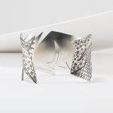 Jared Chavez “Mountain Shadows” Sterling Silver Cuff