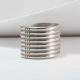 Mike Bird-Romero Wide Sterling Silver Cuff