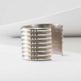 Mike Bird-Romero Wide Sterling Silver Cuff
