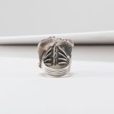 Orville Tsinnie Coral and Turquoise Ring