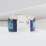 Supersmith Inc Spring Mountain Collection Wide Inlay Cuff
