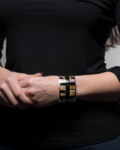 Supersmith Inc Native Earth Collection Wide Inlay Cuff