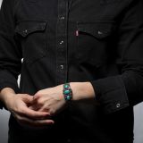 Vintage Cuff with Turquoise Circa 1940s