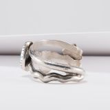 Carol Krena Morenci Turquoise and Coral Cast Cuff