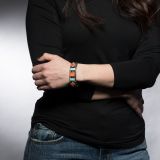 Harry H Begay Turquoise and Spiny Oyster Shell Cuff