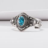 Harry H Begay Turquoise Cuff