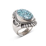 Harry H Begay Turquoise Ring