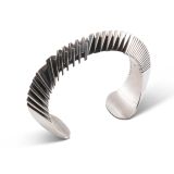 Isaiah Ortiz Hand Cut Sterling Silver Cuff