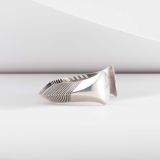 Isaiah Ortiz Hand Cut Sterling Silver Cuff