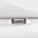 Isaiah Ortiz Hand Cut Sterling Silver Cuff