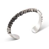Isaiah Ortiz Hand Cut Sterling Silver Cuff