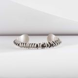 Isaiah Ortiz Hand Cut Sterling Silver Cuff
