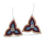 Jaymie Campbell “Trillium” Beaded Earrings