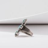 Jesse Robbins Nevada Turquoise Cluster Ring
