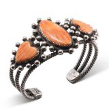 Mike Bird-Romero Spiny Oyster Shell Heart Cuff