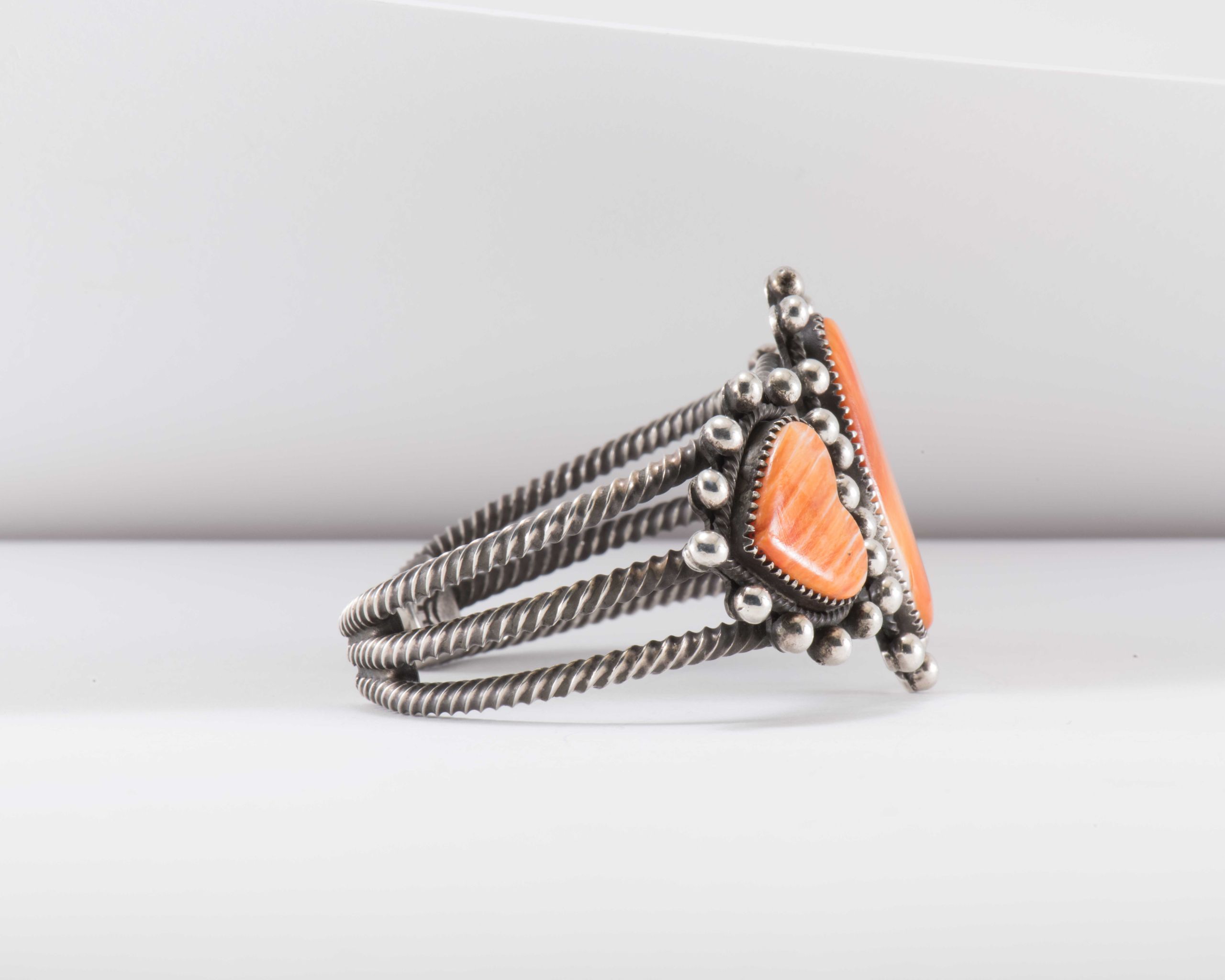 Mike Bird-Romero Spiny Oyster Shell Heart Cuff