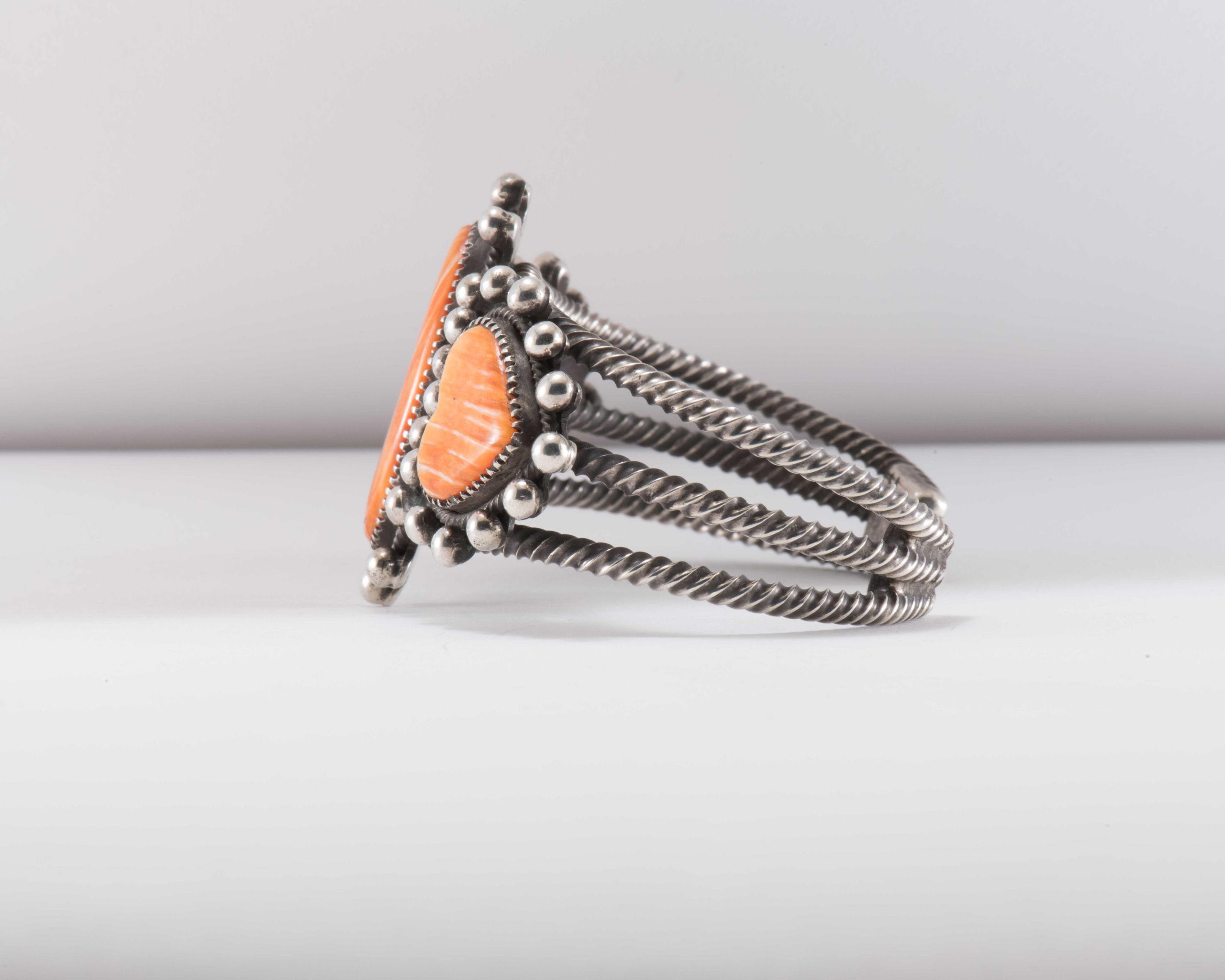Mike Bird-Romero Spiny Oyster Shell Heart Cuff