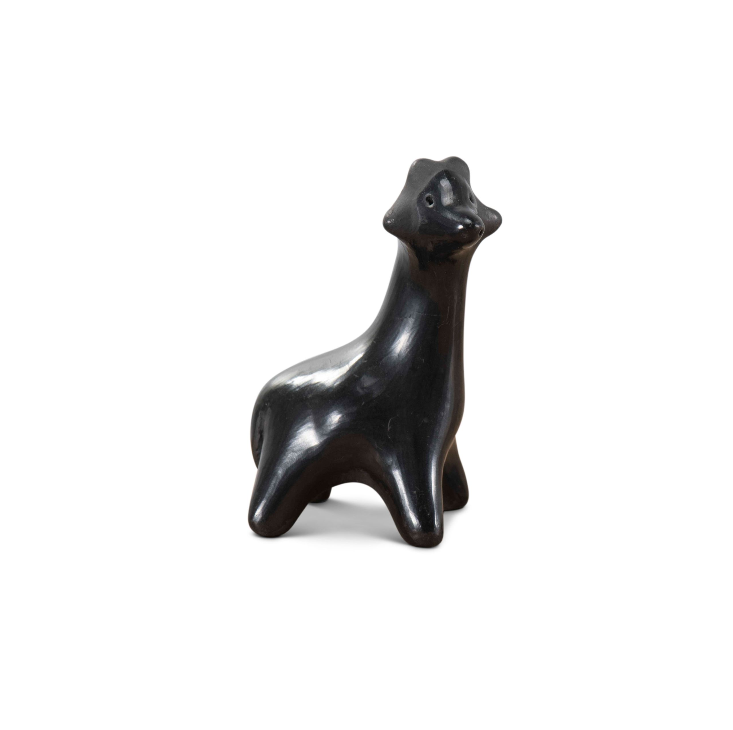 Dorothy Gutierrez Blackware Giraffe Figure