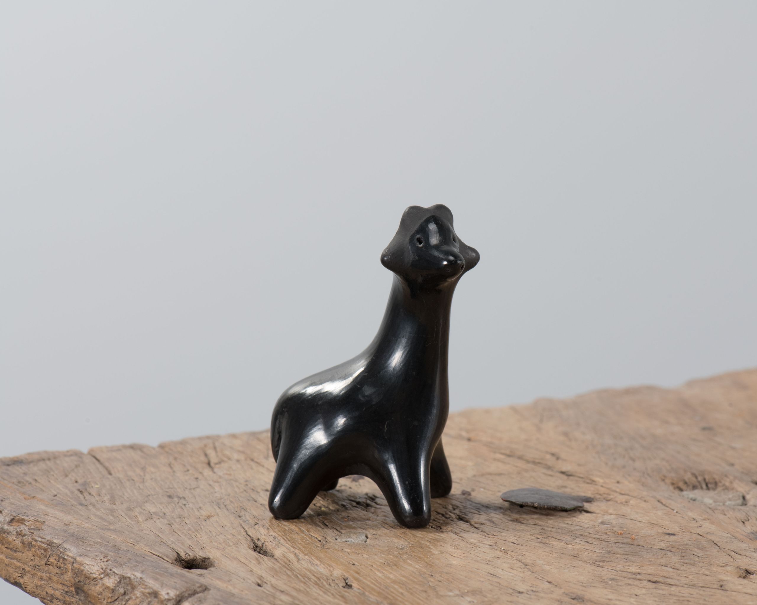 Dorothy Gutierrez Blackware Giraffe Figure