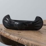 Santa Clara Pueblo Blackware Canoe Pottery
