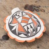 Acoma Pueblo Polychrome Canteen