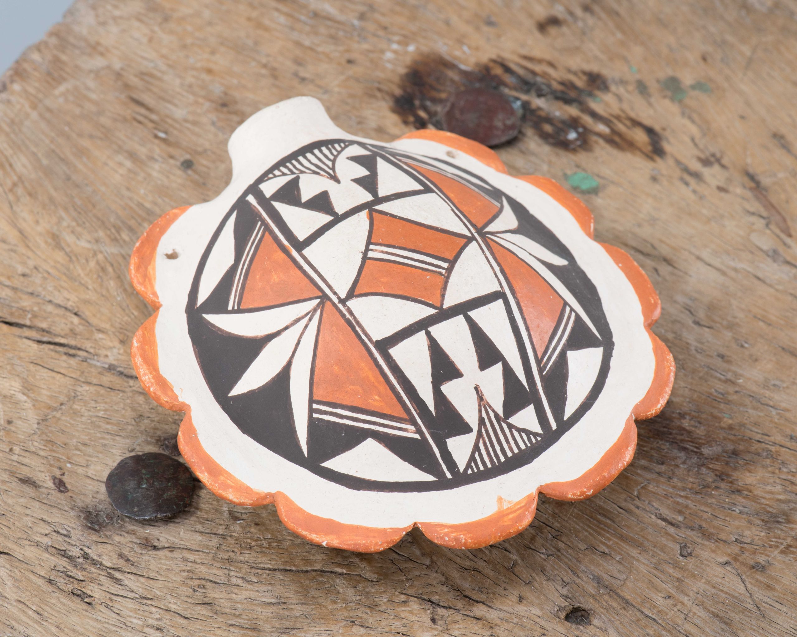 Acoma Pueblo Polychrome Canteen